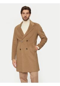 Guess Płaszcz wełniany M4BL47 WGJU2 Beżowy Regular Fit. Kolor: beżowy. Materiał: syntetyk #1