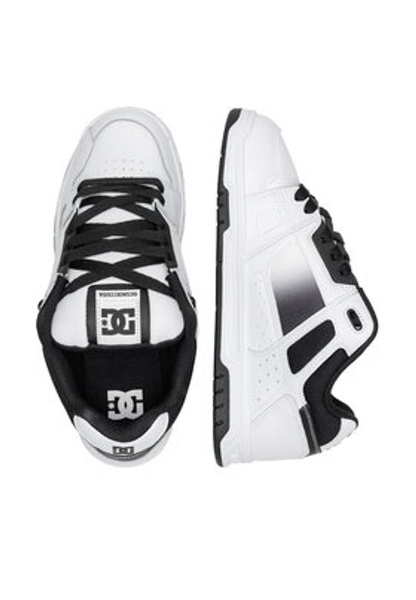 DC Shoes Sneakersy STAG DC01813062 Biały. Kolor: biały. Materiał: skóra