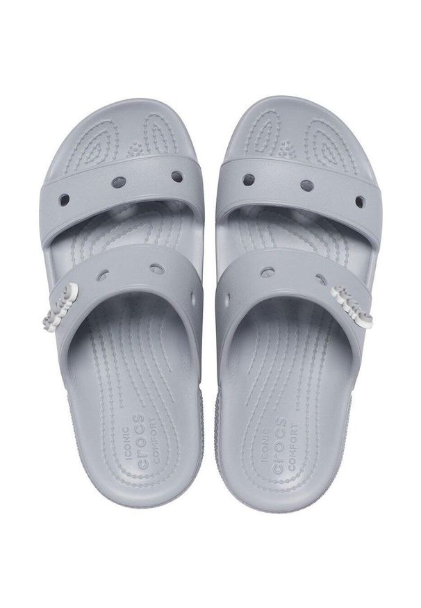 Crocs klapki Classic szare 206761 007. Kolor: szary