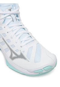 Mizuno Buty halowe Wave Voltage 2 Mid V1GC2465 Pomarańczowy. Kolor: pomarańczowy. Materiał: skóra. Model: Mizuno Wave #3