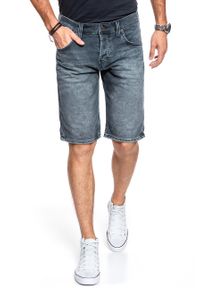 Mustang - SPODENKI MUSTANG Chicago Short 1009176 5000 923 923. Materiał: jeans #8