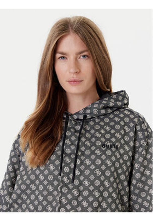 Guess Kurtka przejściowa V5YL02 WH492 Czarny Regular Fit. Kolor: czarny. Materiał: syntetyk