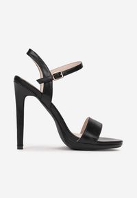 Born2be - Czarne Sandały na Szpilce Cassena. Kolor: czarny. Obcas: na szpilce. Styl: wizytowy #2