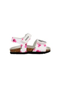 Geox - Sandały GEOX B SANDAL CHALKI GIRL Biały. Kolor: biały. Materiał: syntetyk, tkanina. Sezon: lato