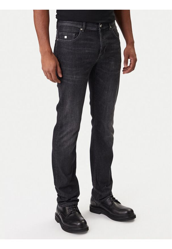 Karl Lagerfeld - KARL LAGERFELD Jeansy 265501 500843 Czarny Slim Fit. Kolor: czarny