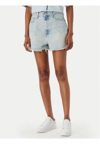 TOMMY HILFIGER - Tommy Hilfiger Szorty jeansowe WW0WW49578 Niebieski Wide Fit. Kolor: niebieski. Materiał: bawełna #1