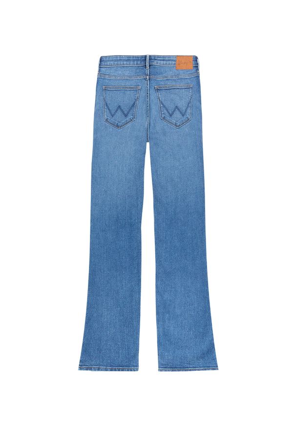 Wrangler - DAMSKIE SPODNIE WRANGLER BOOTCUT RAVEN 112334275