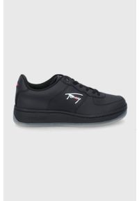 Tommy Jeans Buty kolor czarny. Zapięcie: sznurówki. Kolor: czarny. Materiał: guma, poliester