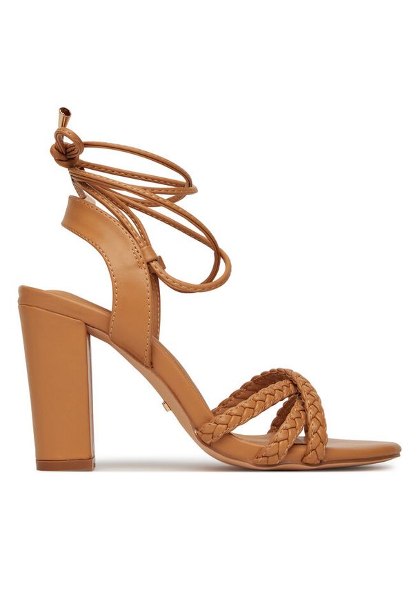 Sandały DeeZee. Kolor: brązowy