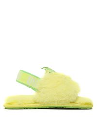 Ugg Kapcie T Fluff Yeah Pineapple Stuffie 1136519T Żółty. Kolor: żółty. Materiał: materiał