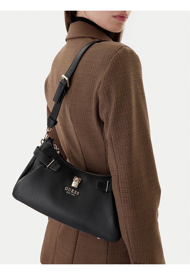 Guess Torebka Yesba HWBG78 33180 Czarny. Kolor: czarny. Materiał: skórzane