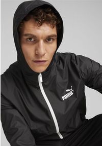 Puma - Męska wiatrówka Essentials Solid PUMA Black All. Okazja: na co dzień. Kolor: fioletowy, wielokolorowy, czarny. Styl: casual, elegancki