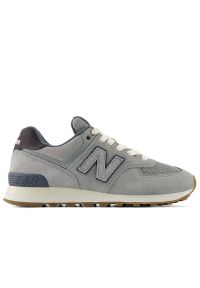 Buty unisex New Balance U5746VZ - szare. Kolor: szary. Materiał: syntetyk, skóra, materiał, zamsz, guma. Szerokość cholewki: normalna. Model: New Balance 574 #1