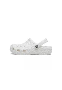 Buty do chodzenia męskie Crocs Classic Geometric Clog. Zapięcie: bez zapięcia. Kolor: biały. Materiał: syntetyk, materiał. Sezon: lato. Sport: turystyka piesza