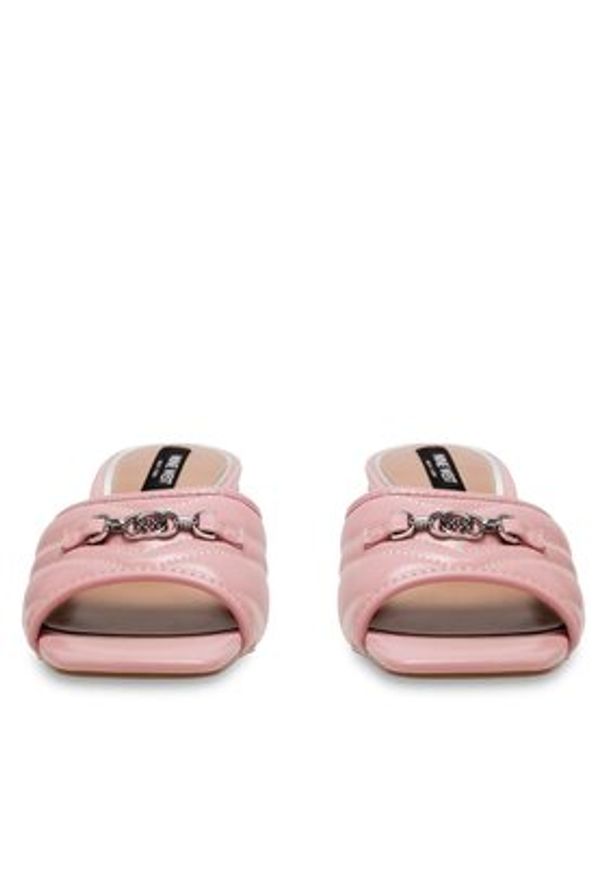 Nine West Klapki 123AL0687 Różowy. Kolor: różowy. Materiał: syntetyk