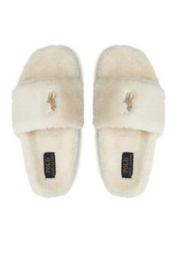 Polo Ralph Lauren Kapcie Elenore 842957051002 Écru. Materiał: materiał #5
