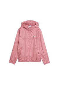 Puma - Młodzieżowa wiatrówka Essentials o standardowym kroju PUMA. Kolor: różowy. Sport: bieganie #1