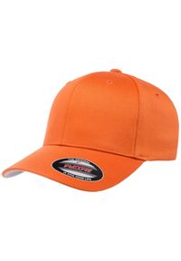 FLEXFIT - Czapka Z Daszkiem Wooly Combed. Kolor: pomarańczowy, wielokolorowy, żółty