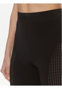 Calvin Klein Performance Legginsy 00GWS4L631 Czarny Slim Fit. Kolor: czarny. Materiał: syntetyk