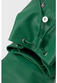 medicine - Medicine plecak damski kolor zielony mały gładki. Kolor: zielony. Wzór: gładki