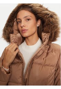Guess Płaszcz zimowy New Olga W4BL40 WEX52 Beżowy Regular Fit. Kolor: beżowy. Materiał: syntetyk. Sezon: zima #3