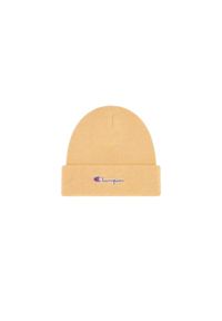 Czapka dla dorosłych Champion Beanie. Kolor: beżowy. Materiał: poliester. Sezon: zima. Styl: sportowy #1