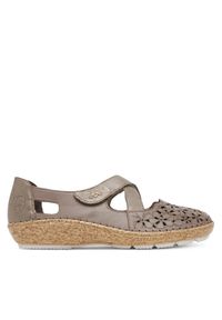 Rieker Półbuty CEO-44856-64 Szary. Kolor: szary. Materiał: skóra #1