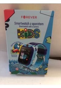 NoName - Forever smartwatch kids z aparatem KW-220 niebieski. Rodzaj zegarka: smartwatch. Kolor: niebieski #1