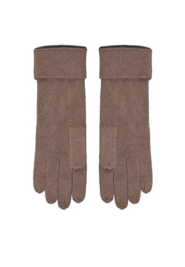 Calvin Klein Rękawiczki Damskie Chunky K60K612619 Szary. Kolor: szary. Materiał: materiał, kaszmir