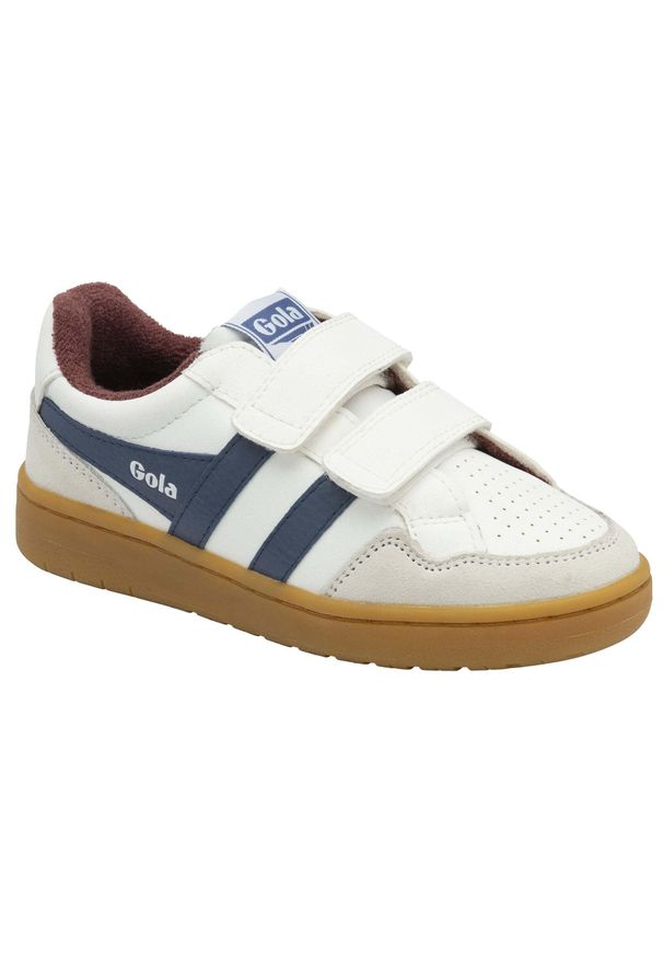 Sneakersy dla dzieci Gola Eagle Strap. Okazja: na co dzień. Kolor: biały