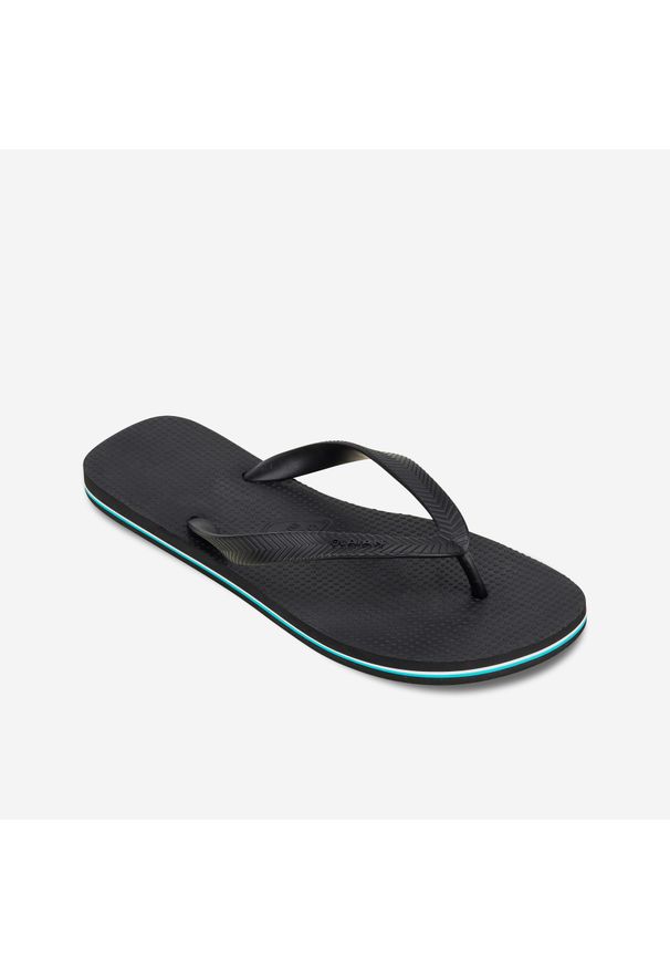 Japonki męskie Decathlon 500. Okazja: na plażę. Materiał: materiał. Styl: sportowy