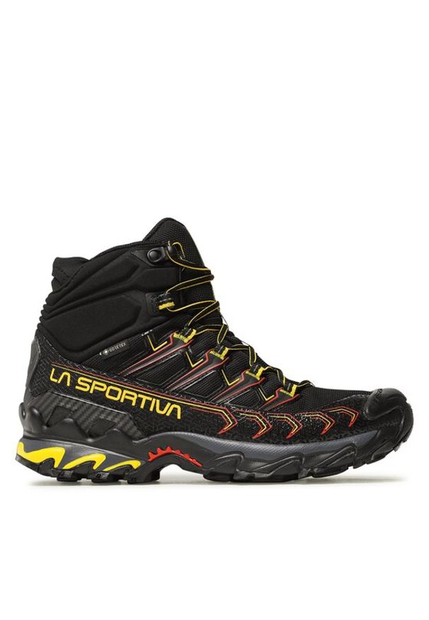 LA SPORTIVA - La Sportiva Trekkingi Ultra Raptor II Mid Gtx GORE-TEX 34B999100 Czarny. Kolor: czarny. Materiał: materiał. Technologia: Gore-Tex. Sport: turystyka piesza