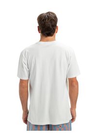 Quiksilver - Koszulka z krótkim rękawem dla Mężczyzn SALT WATER Biały. Kolor: biały. Materiał: materiał, bawełna. Długość rękawa: krótki rękaw. Długość: krótkie