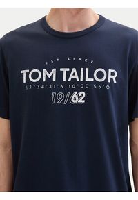 Tom Tailor T-Shirt 1041871 Granatowy Regular Fit. Kolor: niebieski. Materiał: bawełna #3