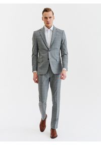 Pako Lorente - PAKO LORENTE – Szara marynarka garniturowa z wełną. Kolor: szary. Materiał: wełna. Styl: elegancki #9