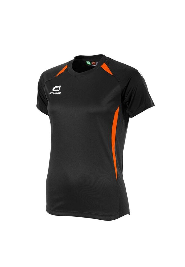 STANNO - Damski jersey Stanno Stadio. Kolor: wielokolorowy, czarny, pomarańczowy. Materiał: jersey