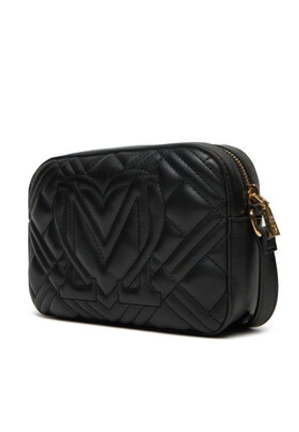 Love Moschino - LOVE MOSCHINO Torebka JC4150PP1MLA0000 Czarny. Kolor: czarny. Materiał: skórzane