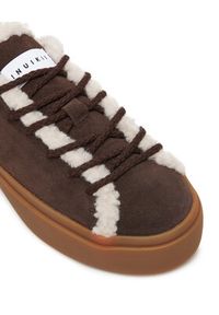 Inuikii Sneakersy Shearling Low 1001.001.0242 Brązowy. Kolor: brązowy. Materiał: zamsz, skóra #5