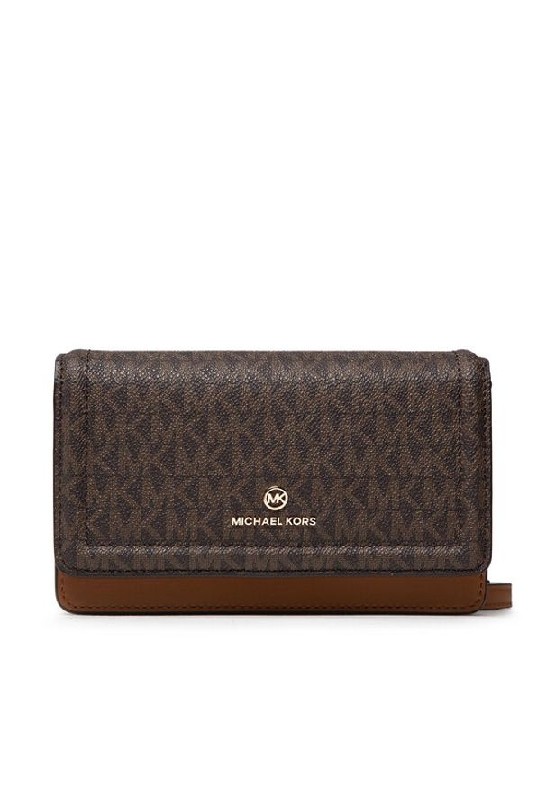 MICHAEL Michael Kors Torebka Jet Set Charm 32S1GT9C2B Brązowy. Kolor: brązowy. Materiał: skórzane