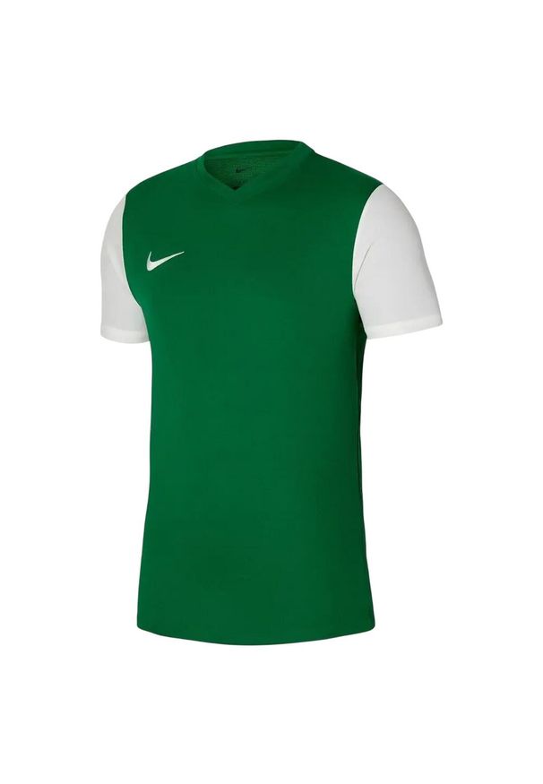 Nike - Męska Koszulka Tiempo Premier II. Kolor: zielony. Sport: turystyka piesza