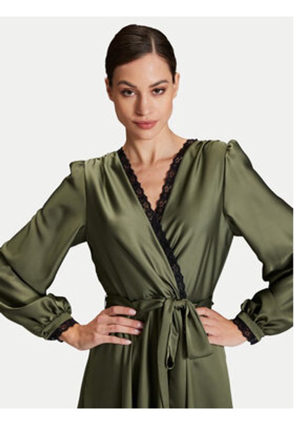 Swing Sukienka koktajlowa 5AH13000 Zielony Regular Fit. Kolor: zielony. Materiał: syntetyk. Styl: wizytowy