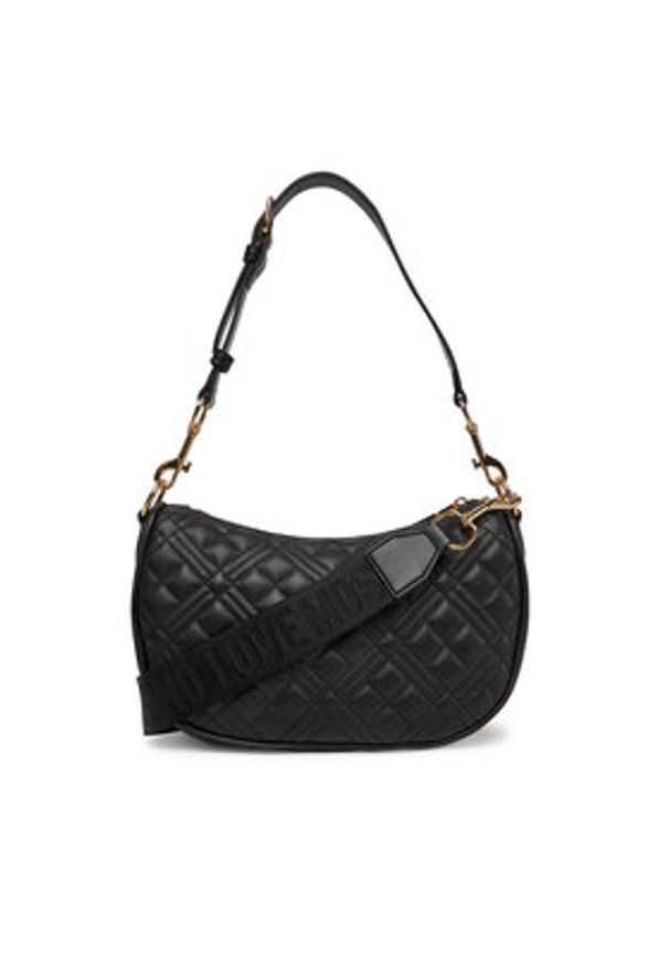 Love Moschino - LOVE MOSCHINO Torebka JC4301PP1NK1200A Czarny. Kolor: czarny. Materiał: skórzane