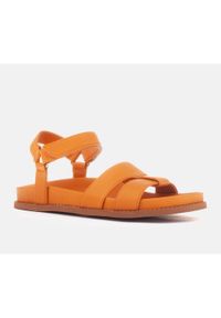 Marco Shoes Sandały Modena pomarańczowe. Kolor: pomarańczowy. Materiał: skóra. Sezon: lato #9