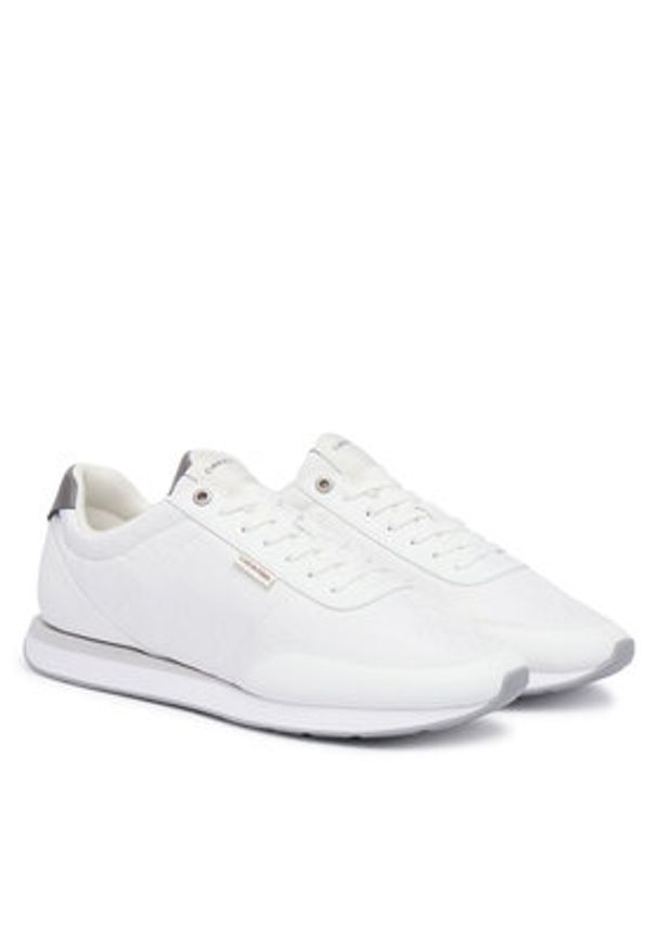 Calvin Klein Sneakersy Retro Runner T Lth Aop Ny HM0HM02213 Biały. Kolor: biały. Materiał: materiał