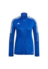 Adidas - Bluza damska adidas Tiro 21 Track niebieska. Kolor: niebieski. Sport: piłka nożna #1