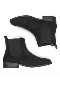 Clara Barson Botki JD23-1222-03 Czarny. Kolor: czarny. Materiał: materiał #7