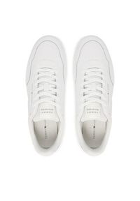 TOMMY HILFIGER - Tommy Hilfiger Sneakersy Th Basket Core Lite Lth FM0FM05713 Biały. Kolor: biały. Materiał: skóra #4