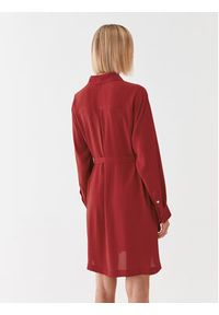 Marella Sukienka koszulowa Ignaro 2332260537200 Czerwony Regular Fit. Kolor: czerwony. Materiał: wiskoza. Typ sukienki: koszulowe