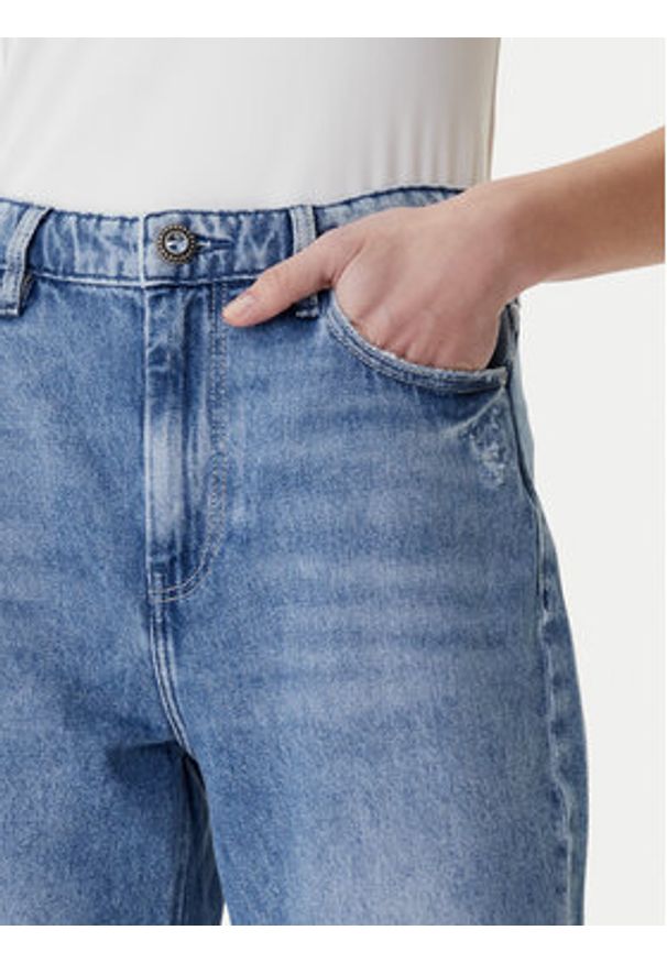 Guess Jeansy W6RA33 D3Y0U Niebieski Straight Fit. Kolor: niebieski