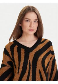 Vila Sweter Cilia 14094215 Czarny Standard Fit. Kolor: czarny. Materiał: syntetyk #5